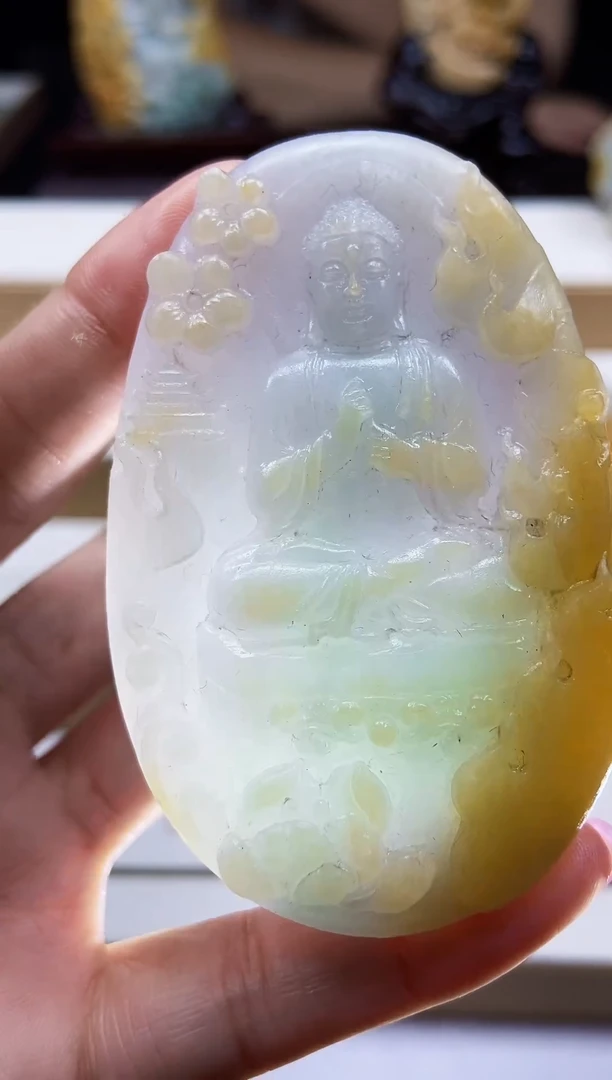 未镶嵌挂件翡翠翡翠A货