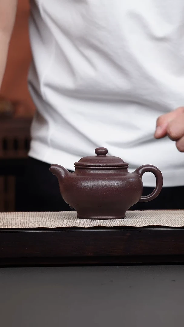 茶壶紫砂冰窖底漕清掇只