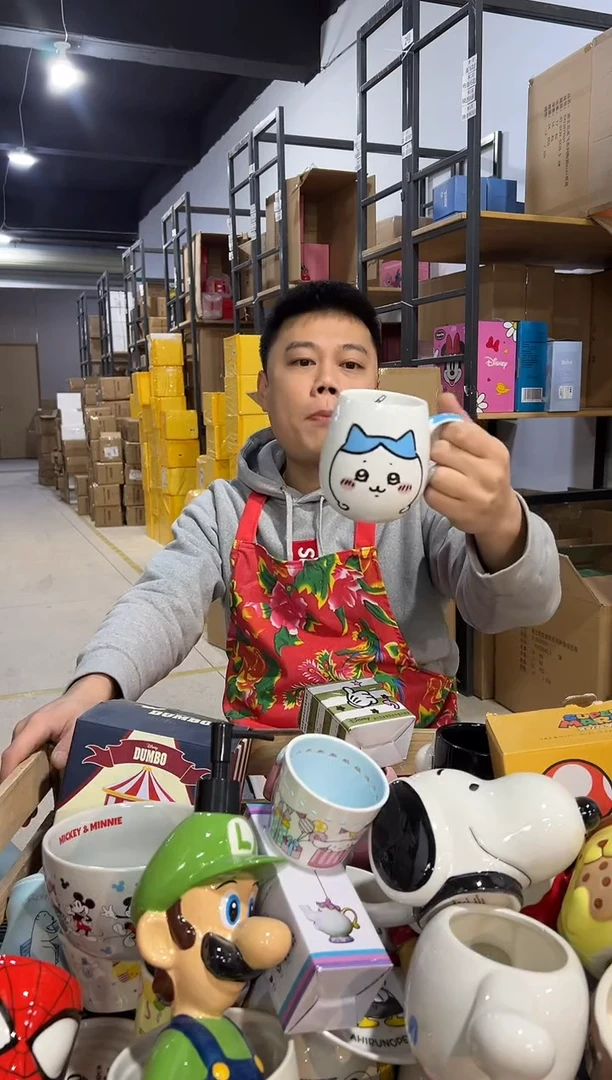 【闪购商品】杯陶瓷小八大肚杯