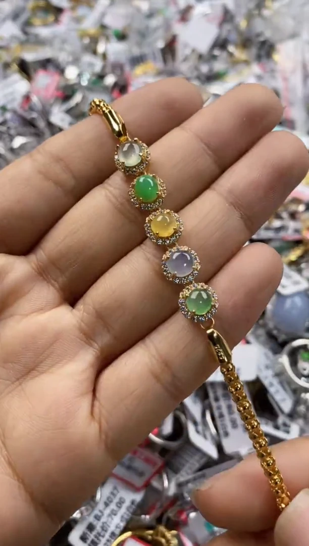 银S925镶嵌戒指翡翠2222-----3