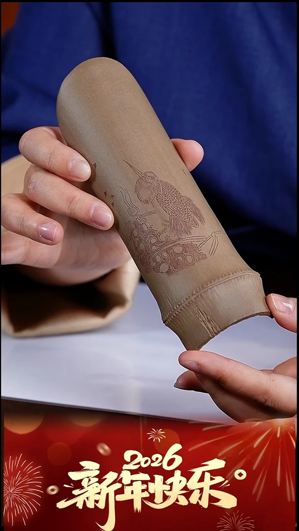 茶壶紫砂茶则段泥鸟