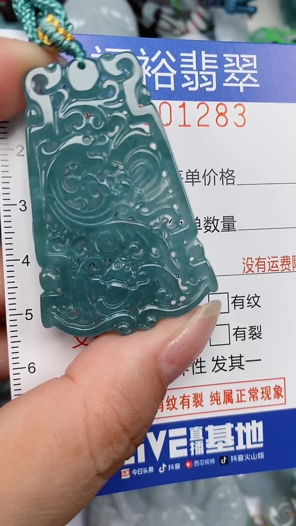 翡翠未镶嵌颈饰...0001283