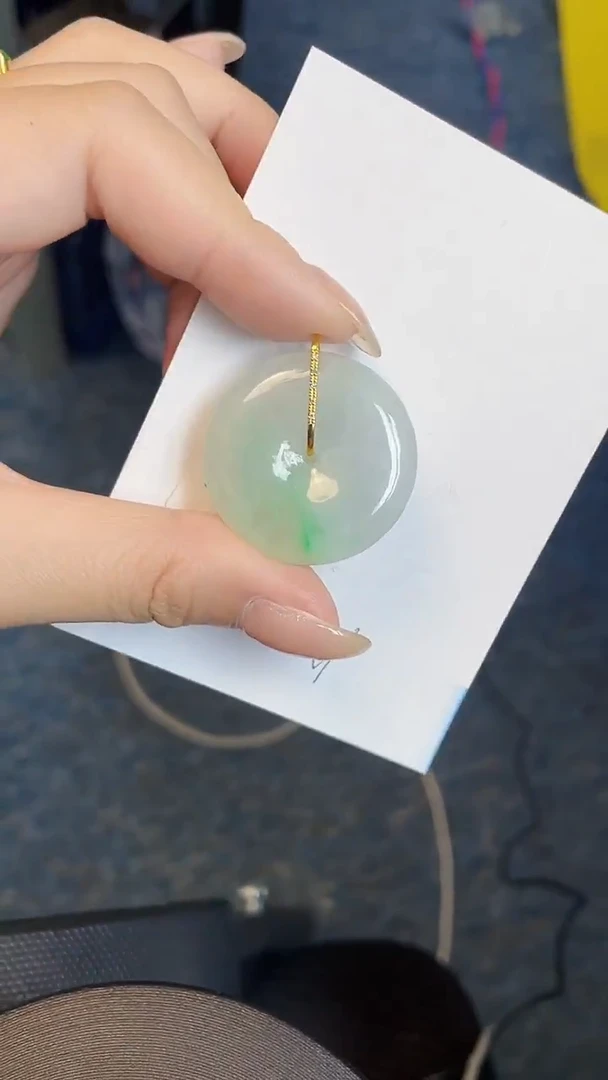 【闪购商品】翡翠颈饰18K金镶嵌00000000