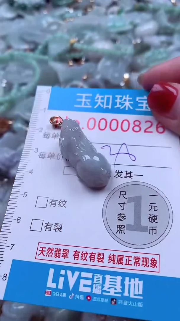 吊坠(不含链)未镶嵌翡翠826