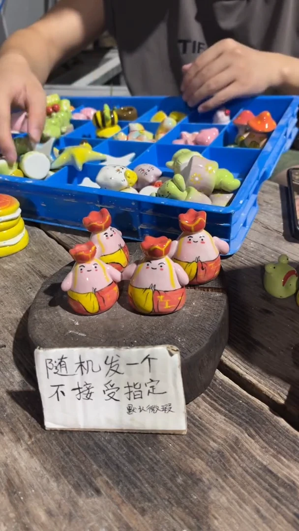 摆件165纯手工微瑕陶瓷