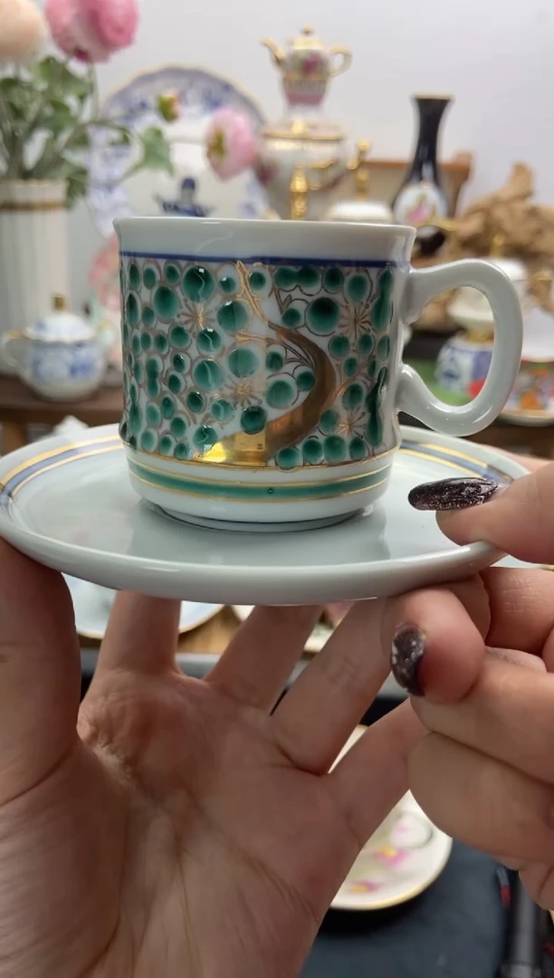 瓷片全新九谷谨慎参拍，防伪帖撕毁无售后