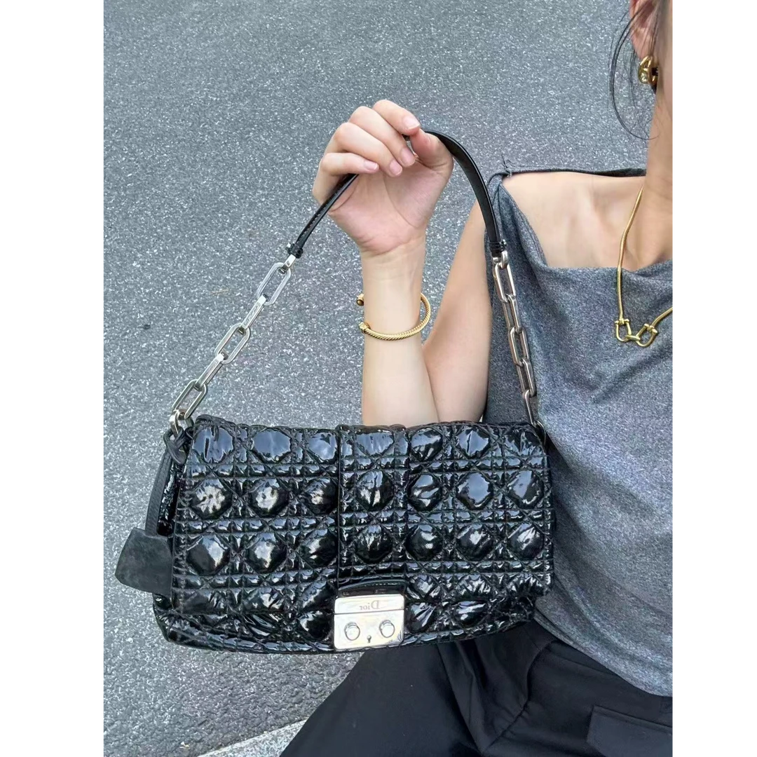 95新 DIOR/迪奥 【小考拉】Dior 漆皮单肩包