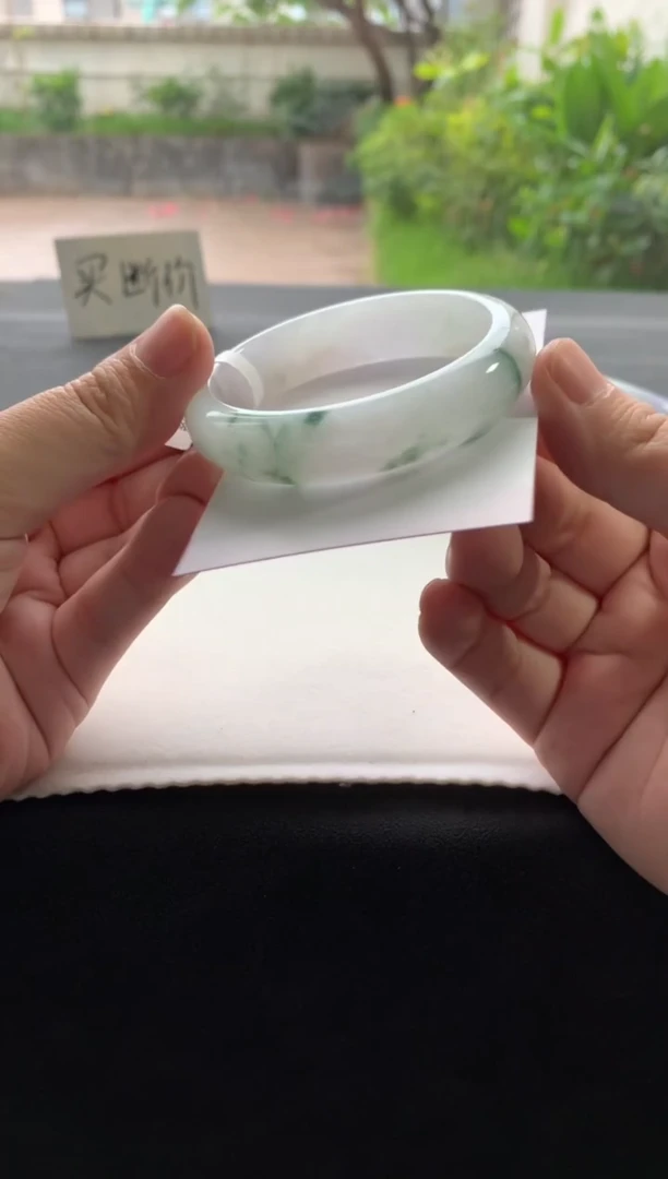 翡翠手镯未镶嵌54.5贵妃买断Y1902