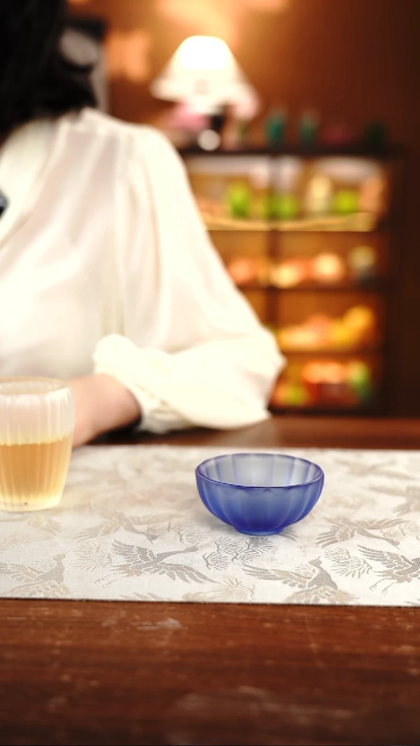 闪购清岚茶杯蓝色
