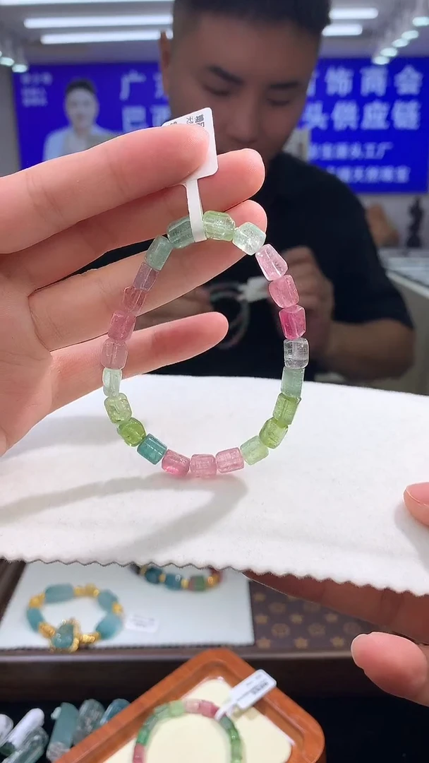 未镶嵌手链碧玺独家设计款多样性发其一