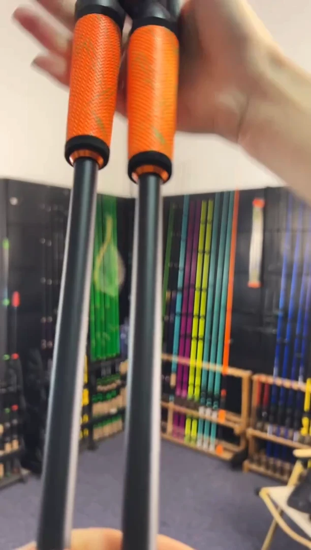 2.1m碳素高尔夫橙色2.1米ML枪柄（瑕疵尾货竿，没有售后，介意勿拍）