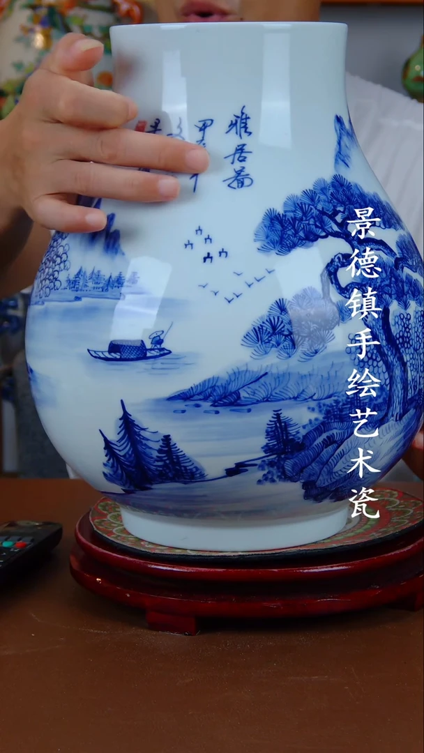 现代景德镇手工手绘陶瓷摆件27