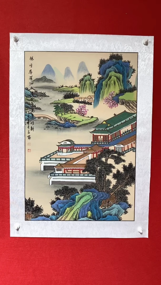 国画国画NYQ杰牛云勤老师作品