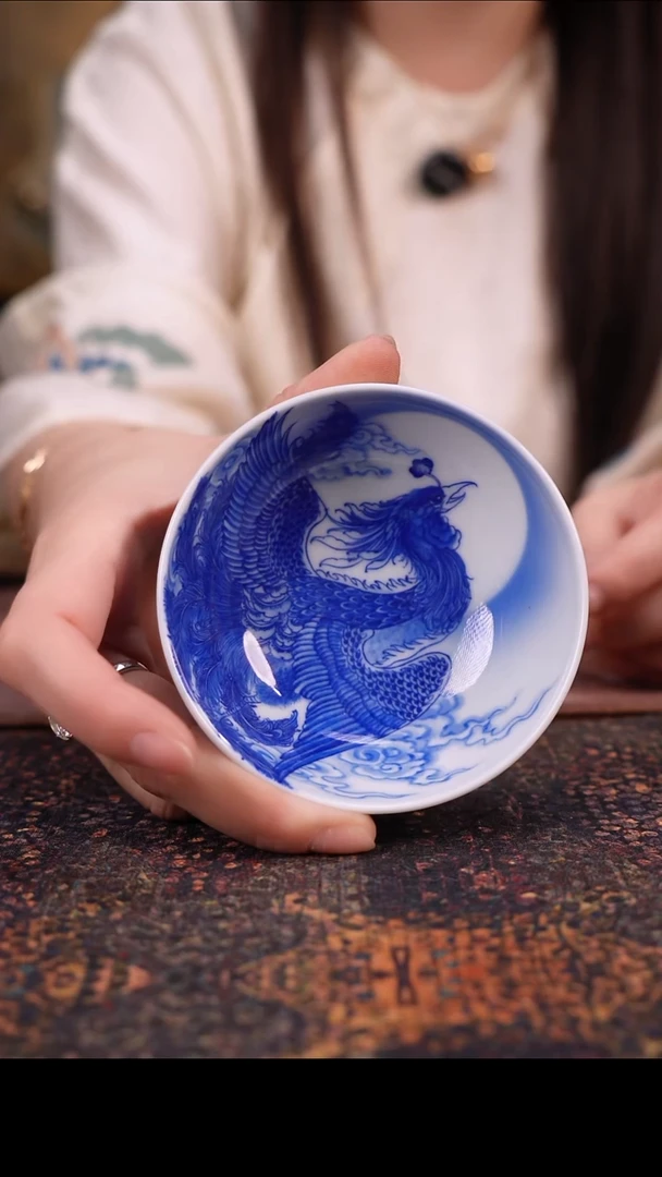 杯景德镇陶瓷杯碗柴烧多人hy24