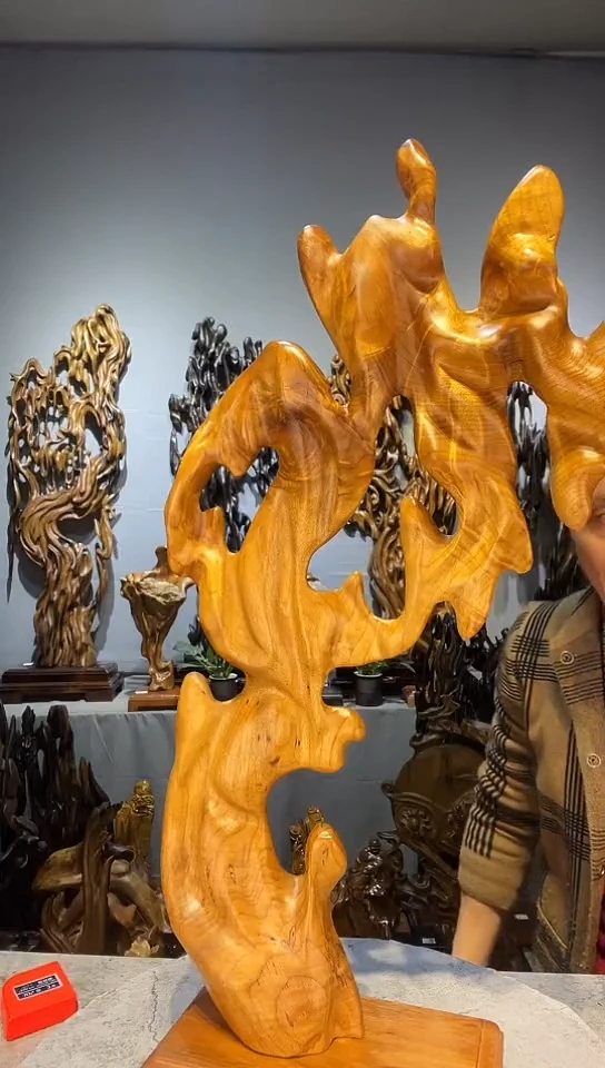 【闪购商品】金丝楠金丝楠小叶桢楠随行摆件13