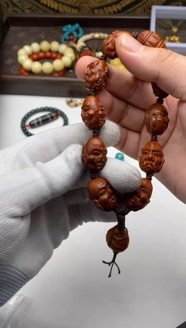 手串橄榄核橄榄核十八罗汉手串