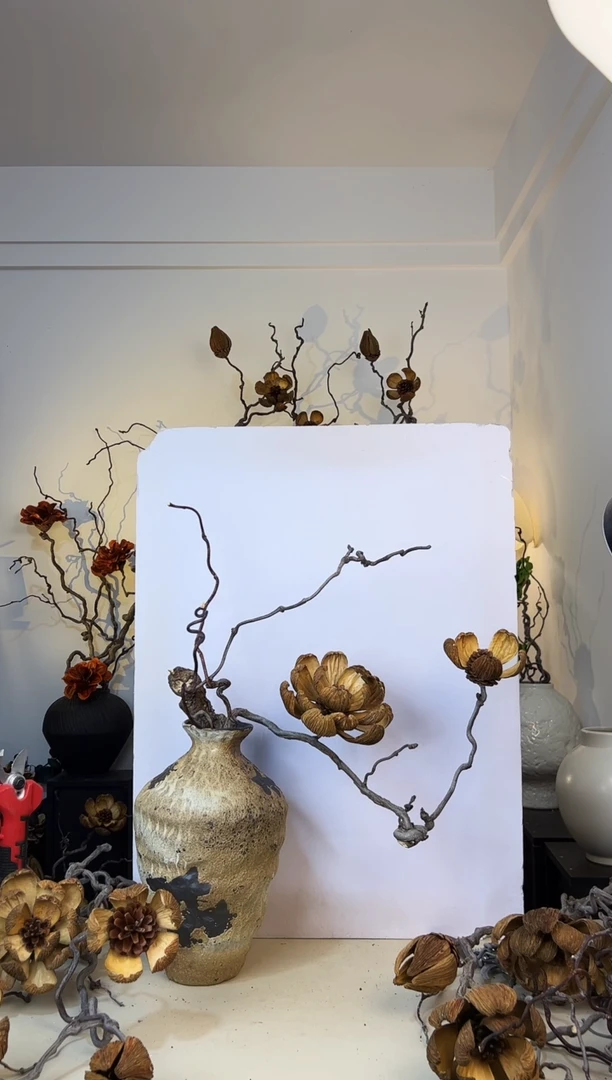 不****e龙枣枝油画莲（特价不退不换）