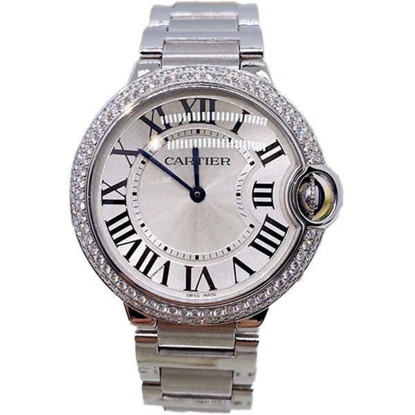 99新 Cartier/卡地亚 老佛爷/卡地亚蓝气球后钻/石英/单表/36mm