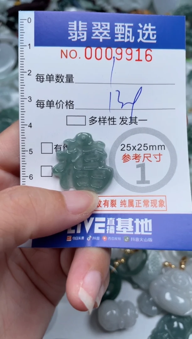 颈饰未镶嵌翡翠9916
