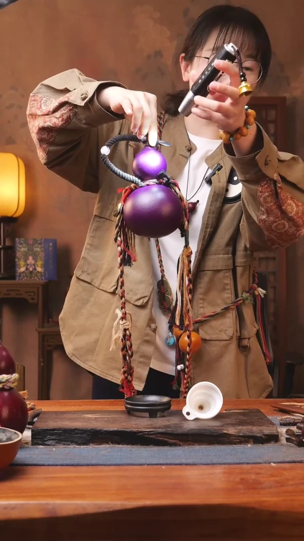 【闪购商品】168号精品大漆葫芦防腐防渗装水茶酒