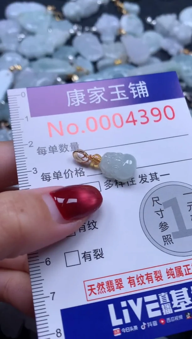 颈饰未镶嵌翡翠4390