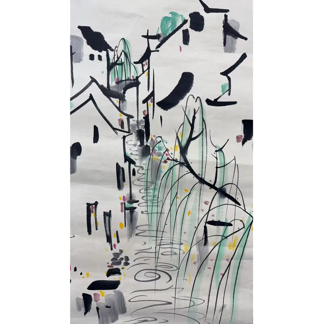 吴老款 风景画心 100 50 4.5平尺