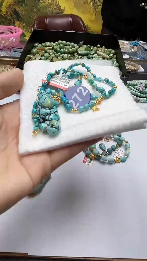 绿松石未镶嵌项链272