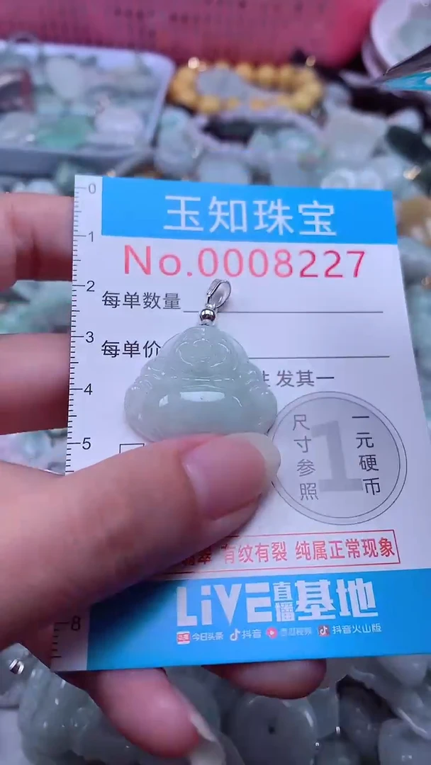 翡翠未镶嵌吊坠(不含链)8227