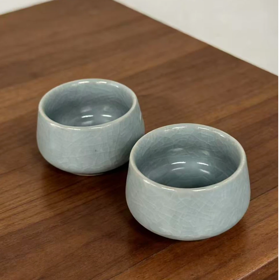 汝瓷天蓝小客杯-6杯装1135