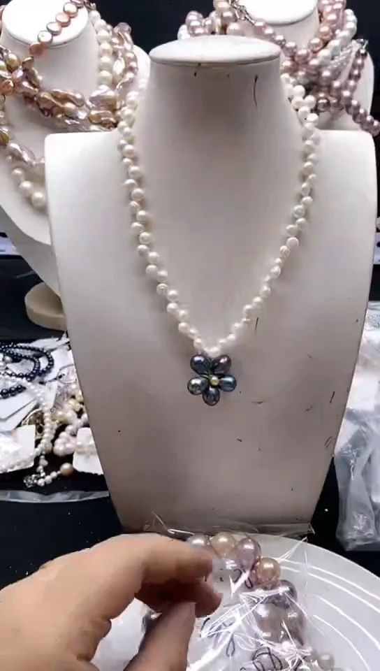 颈饰未镶嵌淡水珍珠1