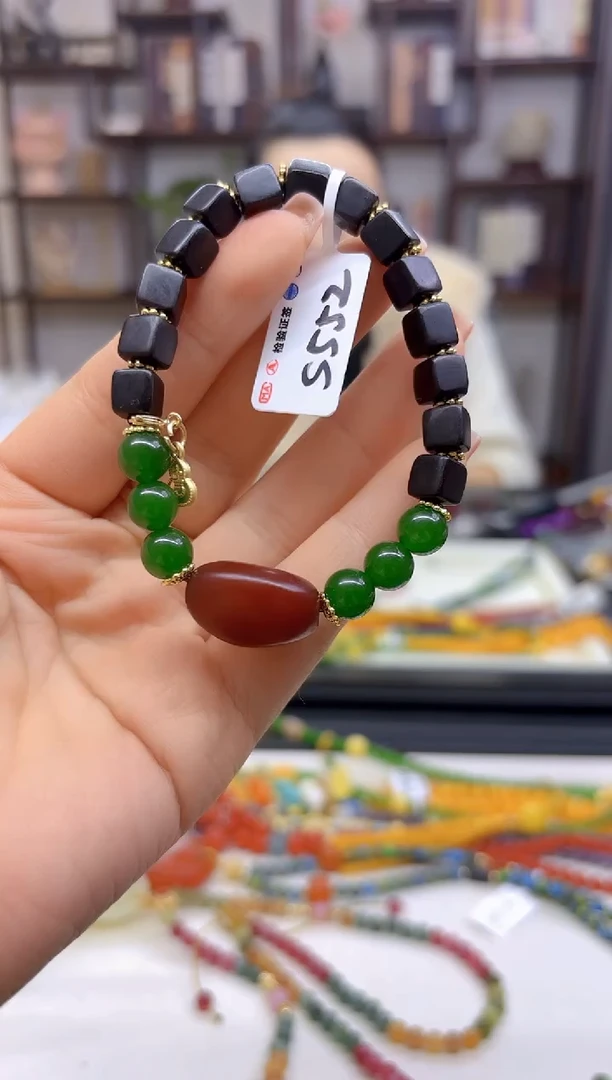 【闪购商品】和田玉（碧玉）手链未镶嵌S552