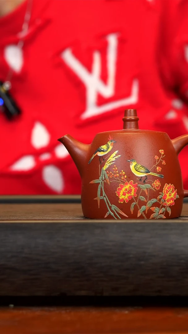 【闪购商品】紫砂茶壶红泥汉铎
