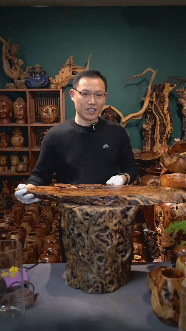 【闪购商品】枣木雷击枣木干泡台