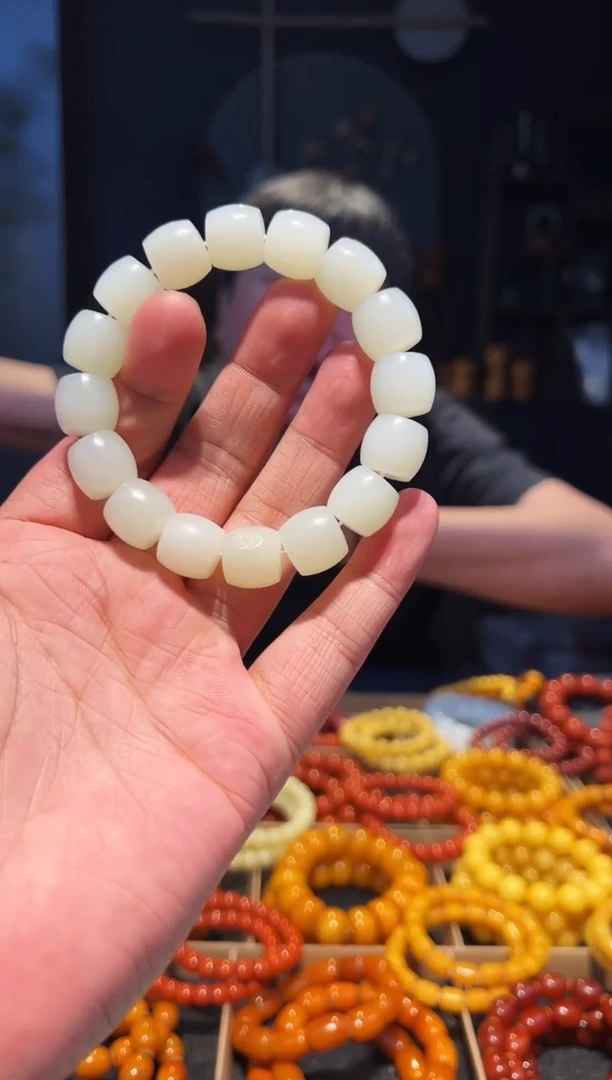 未镶嵌手串和田玉14左右直切