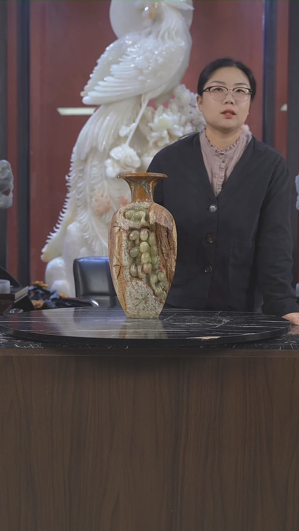 玉轻奢高端手工玉雕摆件