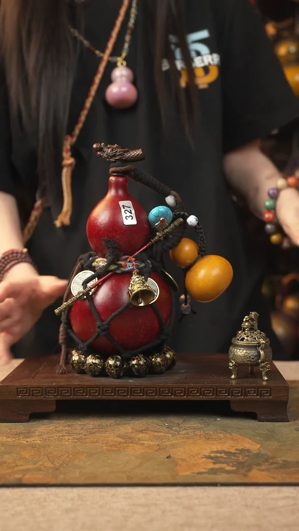 327大漆葫芦一物一拍记葫堂出品不带手串