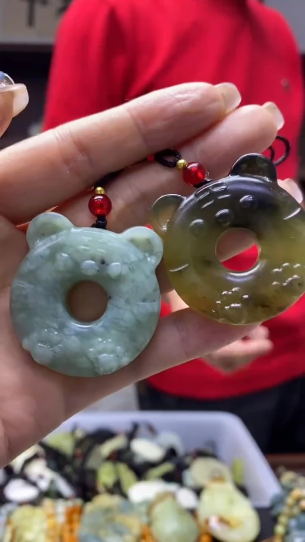 未镶嵌岫玉挂件多种样品单发一