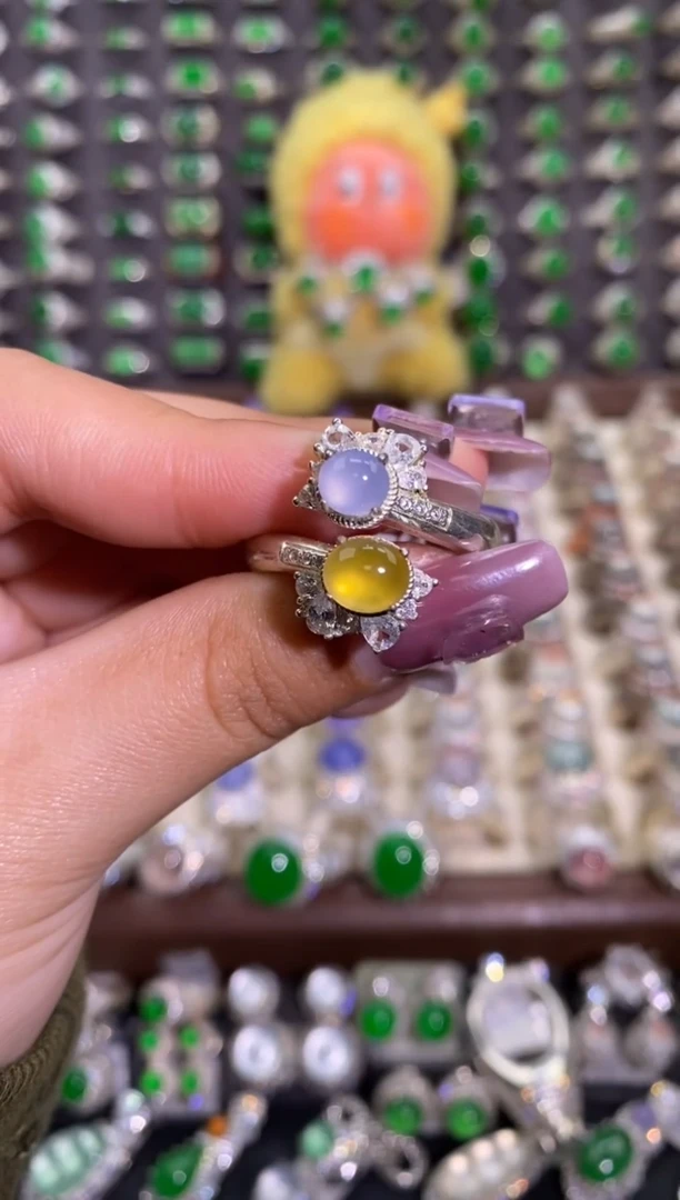 未镶嵌戒指翡翠天然缅甸A货翡翠未镶嵌 粉丝福利