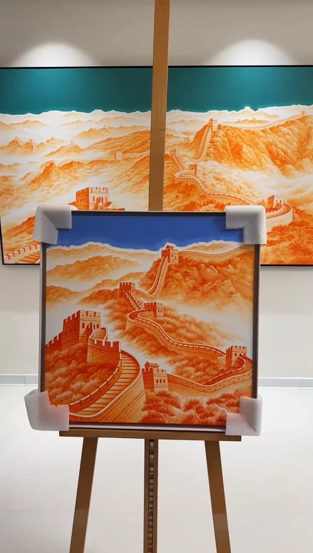 油画y 天津人美-冯丽鹏55*55油画作品