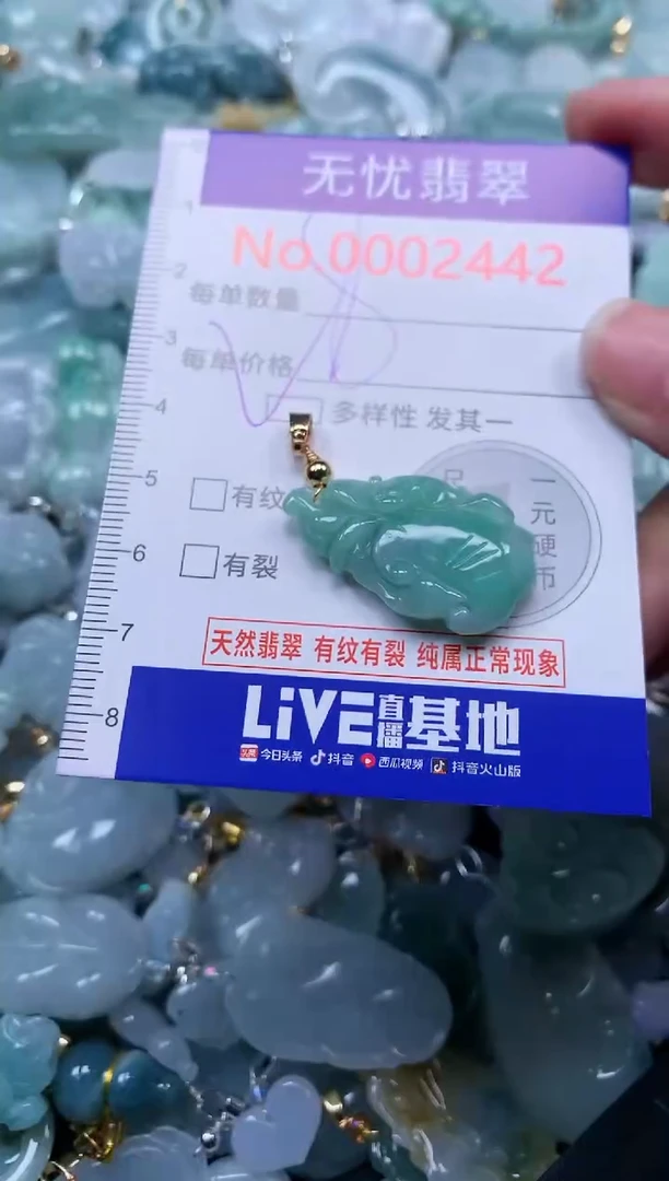 颈饰未镶嵌翡翠2442