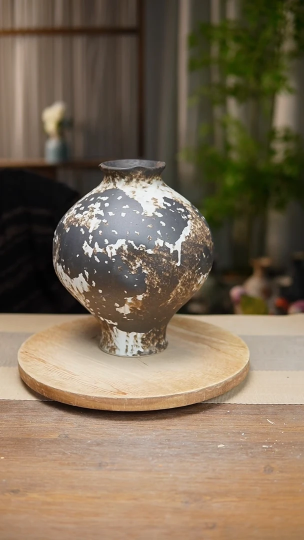 【闪购商品】陶瓷花器诧寂黑灯笼