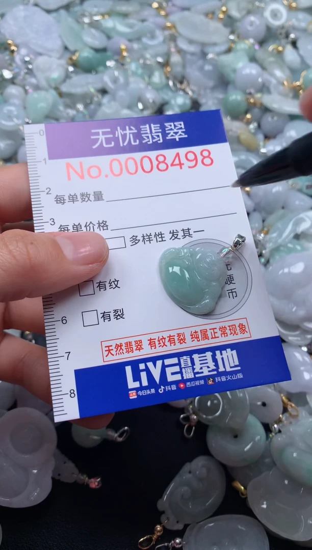 颈饰未镶嵌翡翠8498