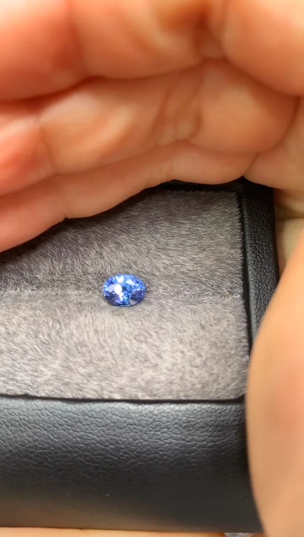 【闪购商品】定制蓝宝石裸石未镶嵌椭圆型 蓝宝石 1.12ct