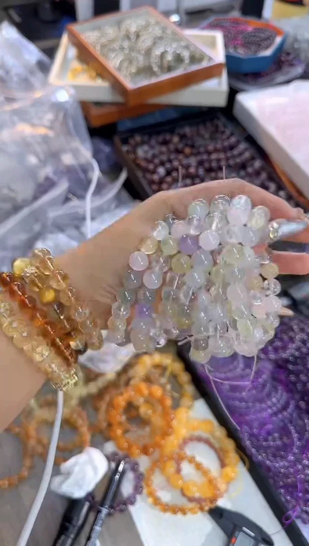 【闪购商品】水晶手串未镶嵌203/多样性发其一/卡10