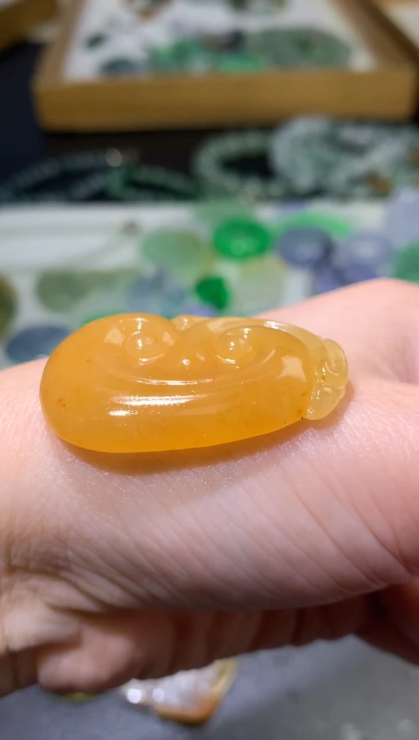 未镶嵌定制翡翠毛货  36.4-22.7-5.4