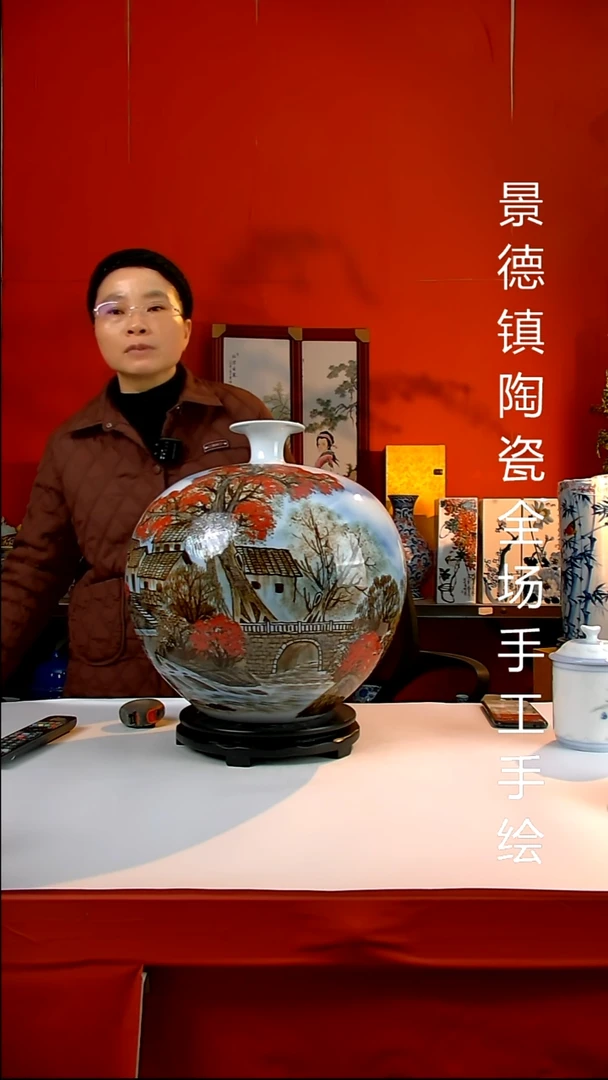 摆件陶瓷景德镇陶瓷 全场手工手绘