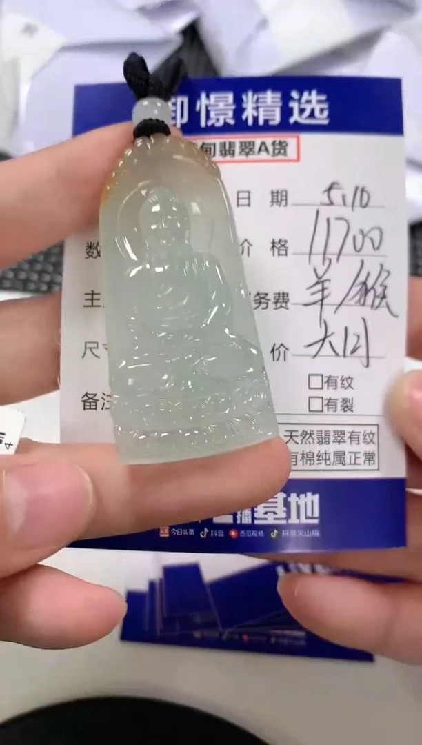 翡翠未镶嵌颈饰86