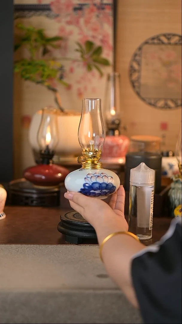 景德镇陶瓷香薰灯摆件