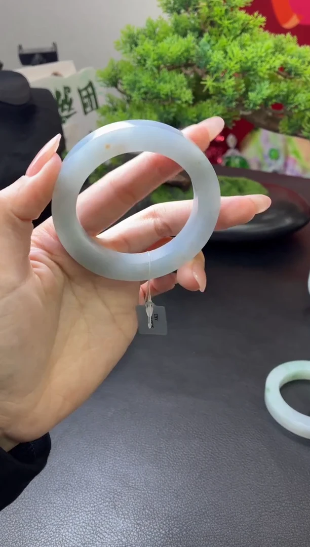 未镶嵌手镯定制翡翠定制手镯52-54