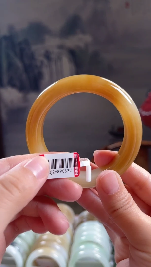 未镶嵌手镯和田玉56圈口0532